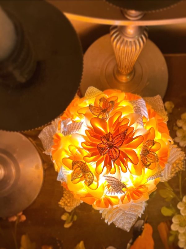 dessus dahlia orange